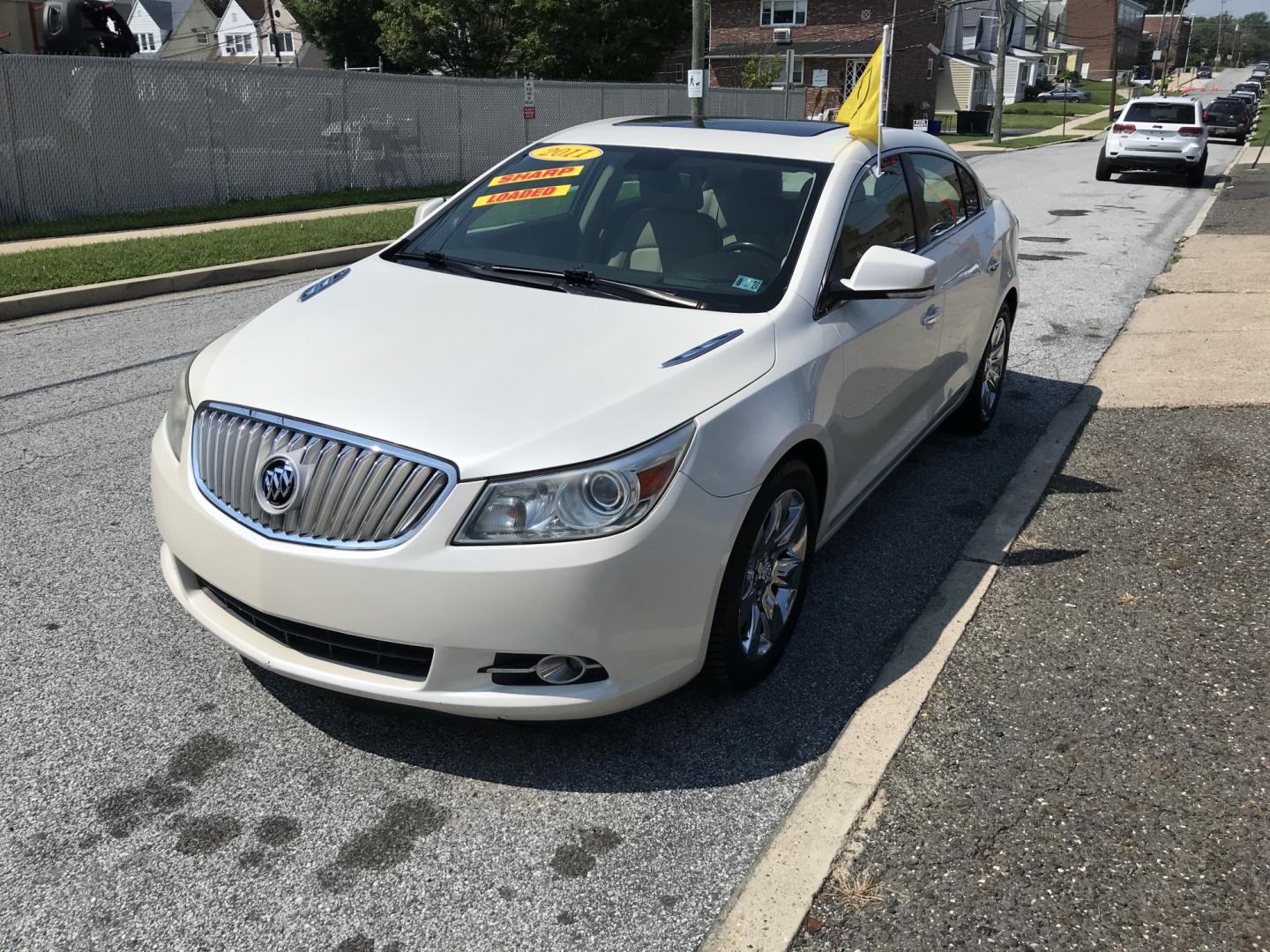 2011 White /Beige Buick LaCrosse CXL (1G4GC5ED9BF) with an 3.6L V6 DOHC 24V engine, 6A transmission, located at 577 Chester Pike, Prospect Park, PA, 19076, (610) 237-1015, 39.886154, -75.302338 - 2011 Buick Lacrosse CXL: Sunroof, new PA inspection, leather seats, SUPER CLEAN, runs LIKE NEW! This vehicle comes inspected and has been given a bumper to bumper safety check. It is very clean, reliable, and well maintained. We offer a unique pay plan that is known for being the easiest and fast- Photo#3
