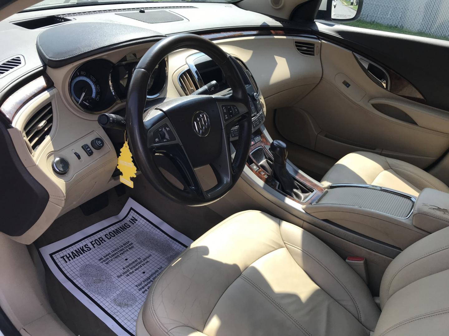 2011 White /Beige Buick LaCrosse CXL (1G4GC5ED9BF) with an 3.6L V6 DOHC 24V engine, 6A transmission, located at 577 Chester Pike, Prospect Park, PA, 19076, (610) 237-1015, 39.886154, -75.302338 - 2011 Buick Lacrosse CXL: Sunroof, new PA inspection, leather seats, SUPER CLEAN, runs LIKE NEW! This vehicle comes inspected and has been given a bumper to bumper safety check. It is very clean, reliable, and well maintained. We offer a unique pay plan that is known for being the easiest and fast- Photo#12