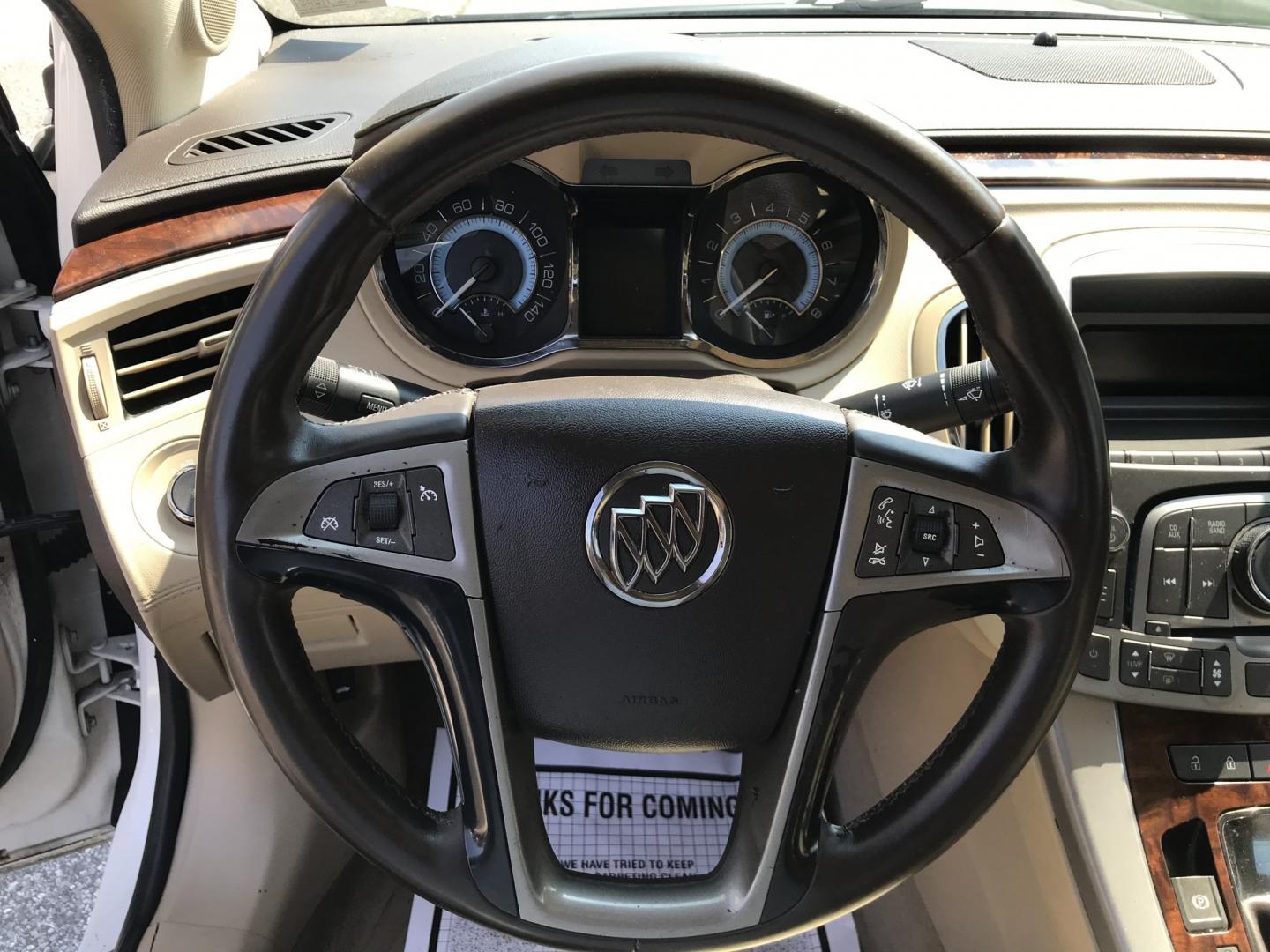 2011 White /Beige Buick LaCrosse CXL (1G4GC5ED9BF) with an 3.6L V6 DOHC 24V engine, 6A transmission, located at 577 Chester Pike, Prospect Park, PA, 19076, (610) 237-1015, 39.886154, -75.302338 - 2011 Buick Lacrosse CXL: Sunroof, new PA inspection, leather seats, SUPER CLEAN, runs LIKE NEW! This vehicle comes inspected and has been given a bumper to bumper safety check. It is very clean, reliable, and well maintained. We offer a unique pay plan that is known for being the easiest and fast- Photo#13