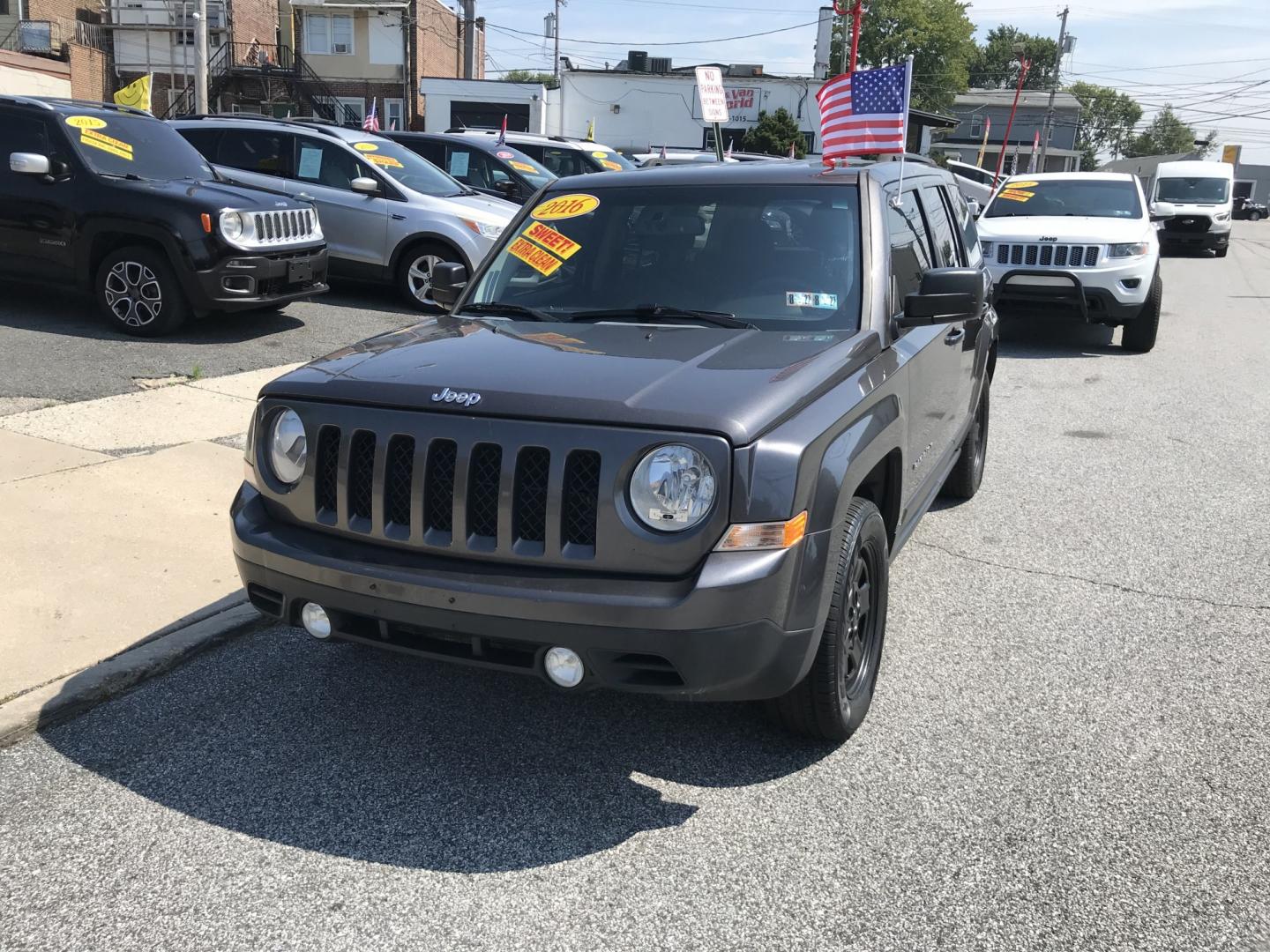 2016 Gray /Gray Jeep Patriot Sport (1C4NJPBB4GD) with an 2.4L L4 DOHC 16V engine, Automatic transmission, located at 577 Chester Pike, Prospect Park, PA, 19076, (610) 237-1015, 39.886154, -75.302338 - 2016 Jeep Patriot: Great on gas, new PA inspection, SUPER CLEAN, runs LIKE NEW! This vehicle comes inspected and has been given a bumper to bumper safety check. It is very clean, reliable, and well maintained. We offer a unique pay plan that is known for being the easiest and fastest financing op- Photo#2