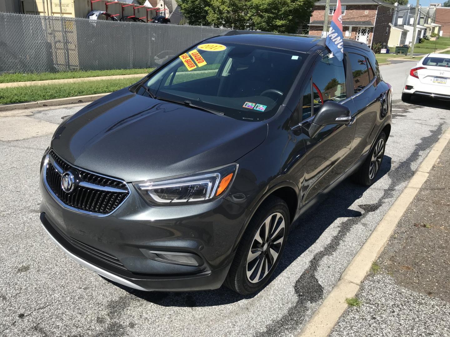 2017 Gray /Gray Buick Encore Essence AWD (KL4CJGSB2HB) with an 1.4L L4 DOHC 16V TURBO engine, 6A transmission, located at 577 Chester Pike, Prospect Park, PA, 19076, (610) 237-1015, 39.886154, -75.302338 - 2017 Buick Encore Essence: AWD, backup camera, sunroof, great on gas, new PA inspection, SUPER CLEAN, runs LIKE NEW! This vehicle comes inspected and has been given a bumper to bumper safety check. It is very clean, reliable, and well maintained. We offer a unique pay plan that is known for being- Photo#3