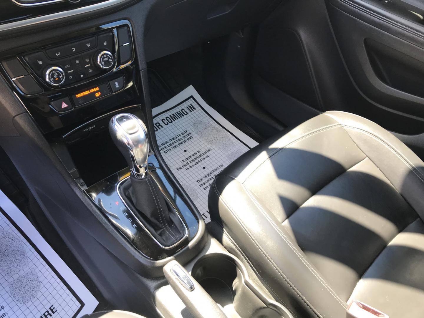 2017 Gray /Gray Buick Encore Essence AWD (KL4CJGSB2HB) with an 1.4L L4 DOHC 16V TURBO engine, 6A transmission, located at 577 Chester Pike, Prospect Park, PA, 19076, (610) 237-1015, 39.886154, -75.302338 - 2017 Buick Encore Essence: AWD, backup camera, sunroof, great on gas, new PA inspection, SUPER CLEAN, runs LIKE NEW! This vehicle comes inspected and has been given a bumper to bumper safety check. It is very clean, reliable, and well maintained. We offer a unique pay plan that is known for being- Photo#15