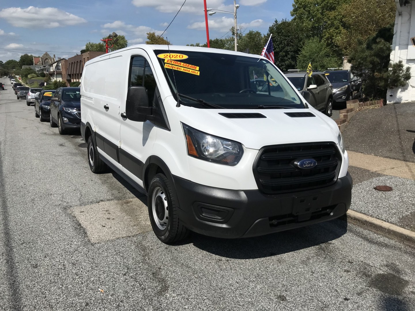 2020 White /Gray Ford Transit 250 Van Low Roof w/Sliding Pass. 130-in. WB (1FTBR1Y88LK) with an 3.5L V6 DOHC 24V engine, 6A transmission, located at 577 Chester Pike, Prospect Park, PA, 19076, (610) 237-1015, 39.886154, -75.302338 - 2020 Ford Transit 250: Fully metal (no windows), backup camera, shelving, new PA inspection, FLEET MAINTAINED! This vehicle comes inspected and has been given a bumper to bumper safety check. It is very clean, reliable, and well maintained. We offer a unique pay plan that is known for being the e- Photo#2