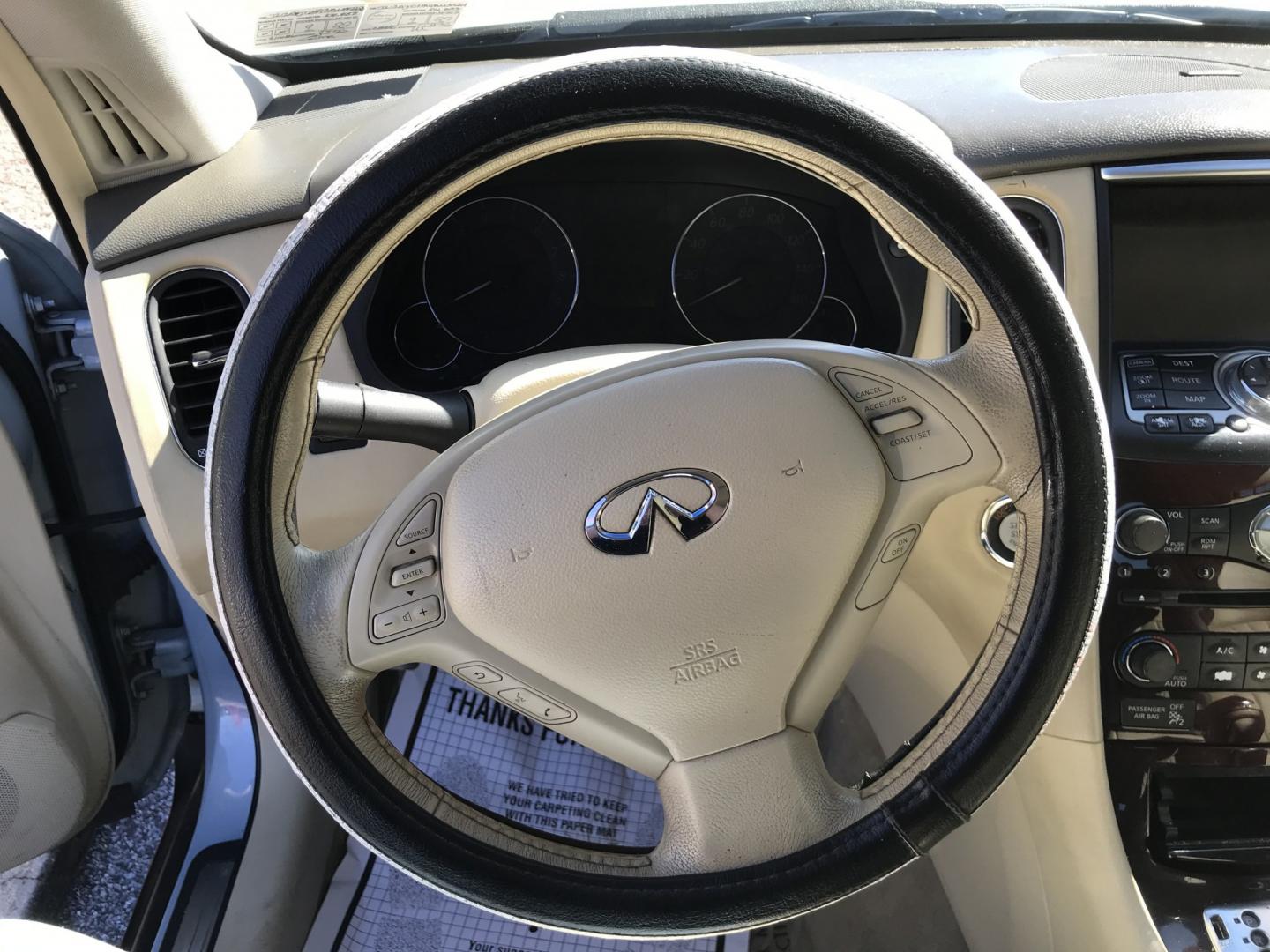 2011 Blue /Beige Infiniti EX EX35 AWD (JN1AJ0HR9BM) with an 3.5L V6 DOHC 24V engine, 5-Speed Automatic Overdrive transmission, located at 577 Chester Pike, Prospect Park, PA, 19076, (610) 237-1015, 39.886154, -75.302338 - 2011 Infiniti EX350: Only 104k miles, sunroof, navigation system, backup camera, new PA inspection, RUNS LIKE NEW! This vehicle comes inspected and has been given a bumper to bumper safety check. It is very clean, reliable, and well maintained. We offer a unique pay plan that is known for being t- Photo#13