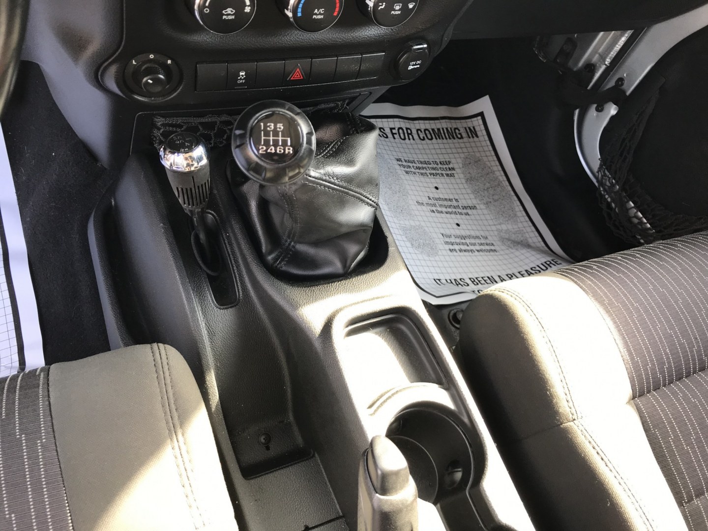 2012 Silver /Black Jeep Wrangler Unlimited Sport 4WD (1C4HJWDG3CL) with an 3.6L V6 DOHC 24V FFV engine, Manual transmission, located at 577 Chester Pike, Prospect Park, PA, 19076, (610) 237-1015, 39.886154, -75.302338 - 2012 Jeep Wrangler Unlimited Sport 4WD: Stick Shift, new PA inspection, SUPER CLEAN, runs LIKE NEW! This vehicle comes inspected and has been given a bumper to bumper safety check. It is very clean, reliable, and well maintained. We offer a unique pay plan that is known for being the easiest and- Photo#16