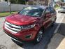 2015 Red /Black Ford Edge Titanium AWD (2FMPK4K93FB) with an 2.0L L4 DOHC 16V engine, 6A transmission, located at 577 Chester Pike, Prospect Park, PA, 19076, (610) 237-1015, 39.886154, -75.302338 - 2015 Ford Edge Titanium: Panoramic sunroof, navigation system, backup camera, new PA inspection, AWD, SUPER CLEAN, runs LIKE NEW! This vehicle comes inspected and has been given a bumper to bumper safety check. It is very clean, reliable, and well maintained. We offer a unique pay plan that is kn- Photo#3
