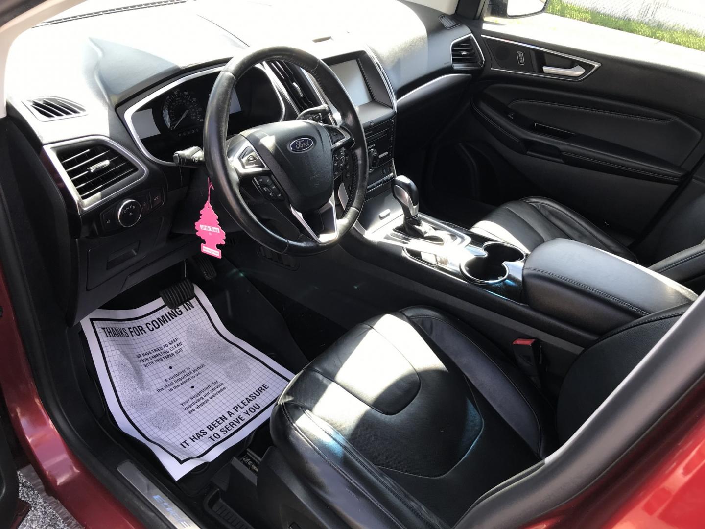 2015 Red /Black Ford Edge Titanium AWD (2FMPK4K93FB) with an 2.0L L4 DOHC 16V engine, 6A transmission, located at 577 Chester Pike, Prospect Park, PA, 19076, (610) 237-1015, 39.886154, -75.302338 - 2015 Ford Edge Titanium: Panoramic sunroof, navigation system, backup camera, new PA inspection, AWD, SUPER CLEAN, runs LIKE NEW! This vehicle comes inspected and has been given a bumper to bumper safety check. It is very clean, reliable, and well maintained. We offer a unique pay plan that is kn- Photo#9