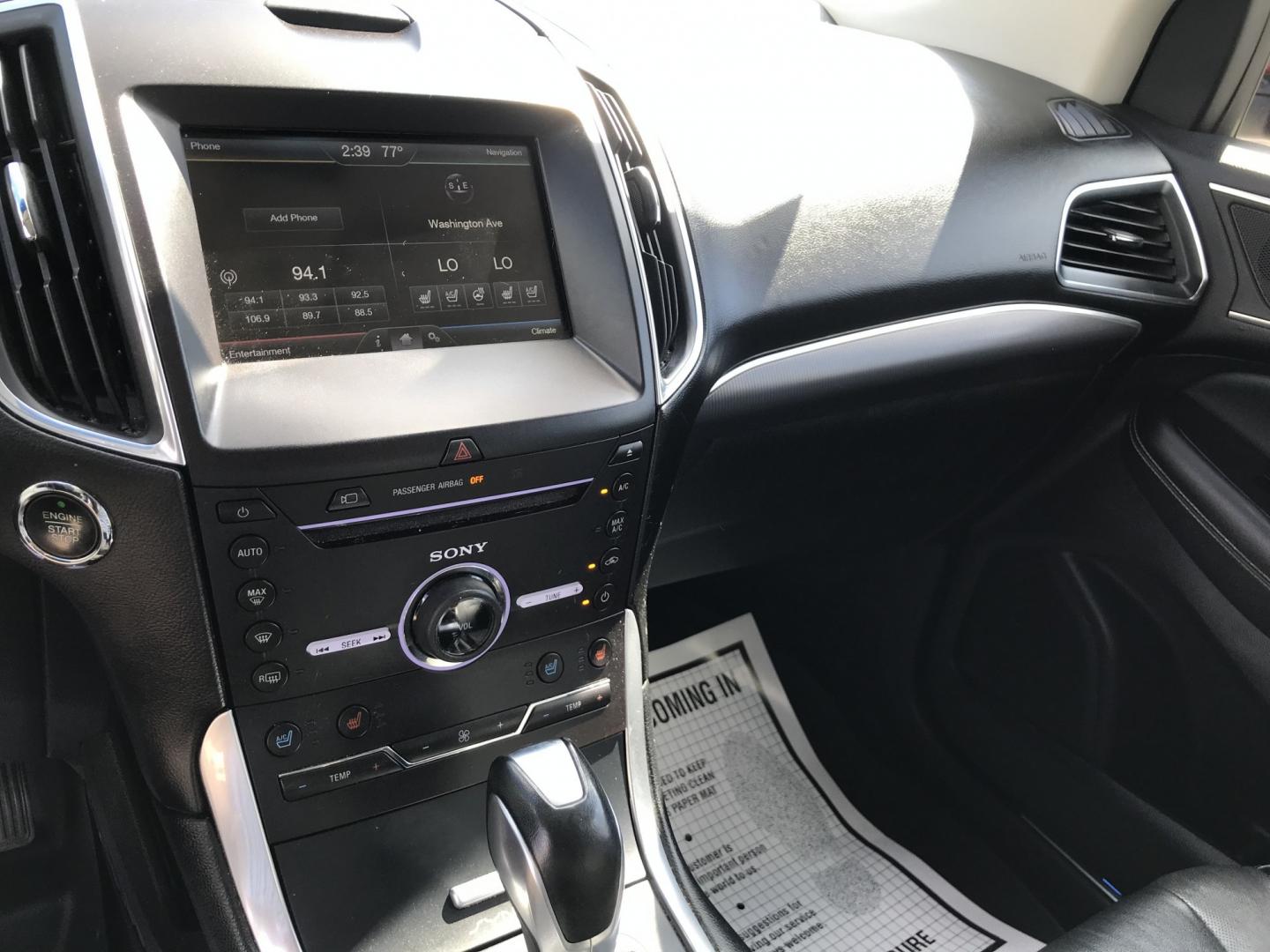 2015 Red /Black Ford Edge Titanium AWD (2FMPK4K93FB) with an 2.0L L4 DOHC 16V engine, 6A transmission, located at 577 Chester Pike, Prospect Park, PA, 19076, (610) 237-1015, 39.886154, -75.302338 - 2015 Ford Edge Titanium: Panoramic sunroof, navigation system, backup camera, new PA inspection, AWD, SUPER CLEAN, runs LIKE NEW! This vehicle comes inspected and has been given a bumper to bumper safety check. It is very clean, reliable, and well maintained. We offer a unique pay plan that is kn- Photo#13