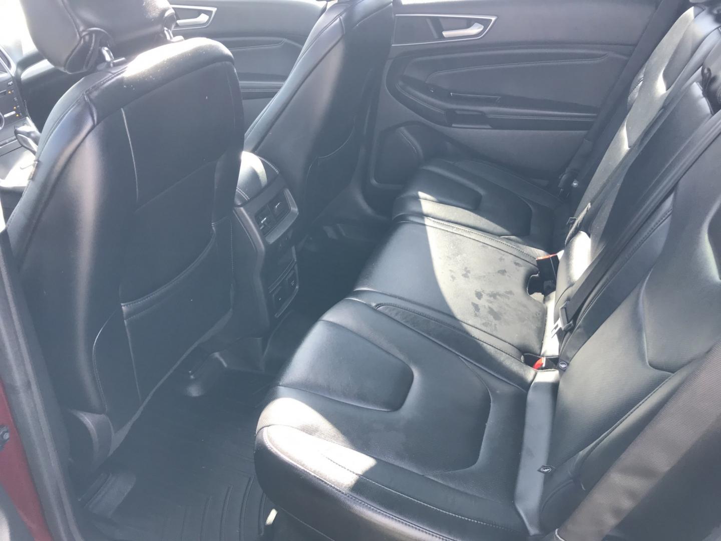 2015 Red /Black Ford Edge Titanium AWD (2FMPK4K93FB) with an 2.0L L4 DOHC 16V engine, 6A transmission, located at 577 Chester Pike, Prospect Park, PA, 19076, (610) 237-1015, 39.886154, -75.302338 - 2015 Ford Edge Titanium: Panoramic sunroof, navigation system, backup camera, new PA inspection, AWD, SUPER CLEAN, runs LIKE NEW! This vehicle comes inspected and has been given a bumper to bumper safety check. It is very clean, reliable, and well maintained. We offer a unique pay plan that is kn- Photo#20