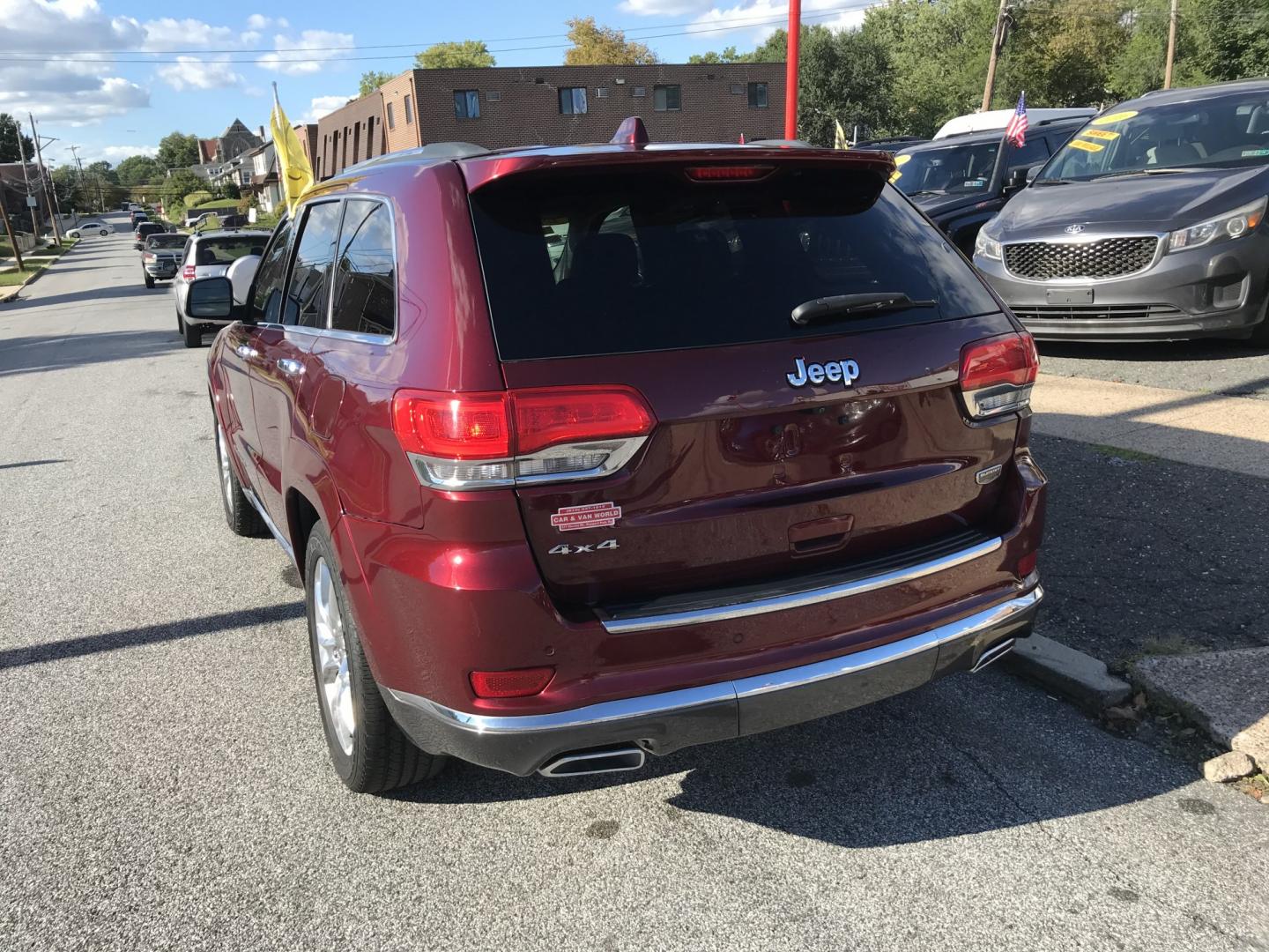 2016 Burgundy /Tan Jeep Grand Cherokee Summit 4WD (1C4RJFJGXGC) with an 3.6L V6 DOHC 24V engine, 8A transmission, located at 577 Chester Pike, Prospect Park, PA, 19076, (610) 237-1015, 39.886154, -75.302338 - 2016 Jeep Grand Cherokee Summit: Fully loaded, navigation system, backup camera, panoramic sunroof, new PA inspection, runs LIKE NEW! This vehicle comes inspected and has been given a bumper to bumper safety check. It is very clean, reliable, and well maintained. We offer a unique pay plan that i- Photo#5