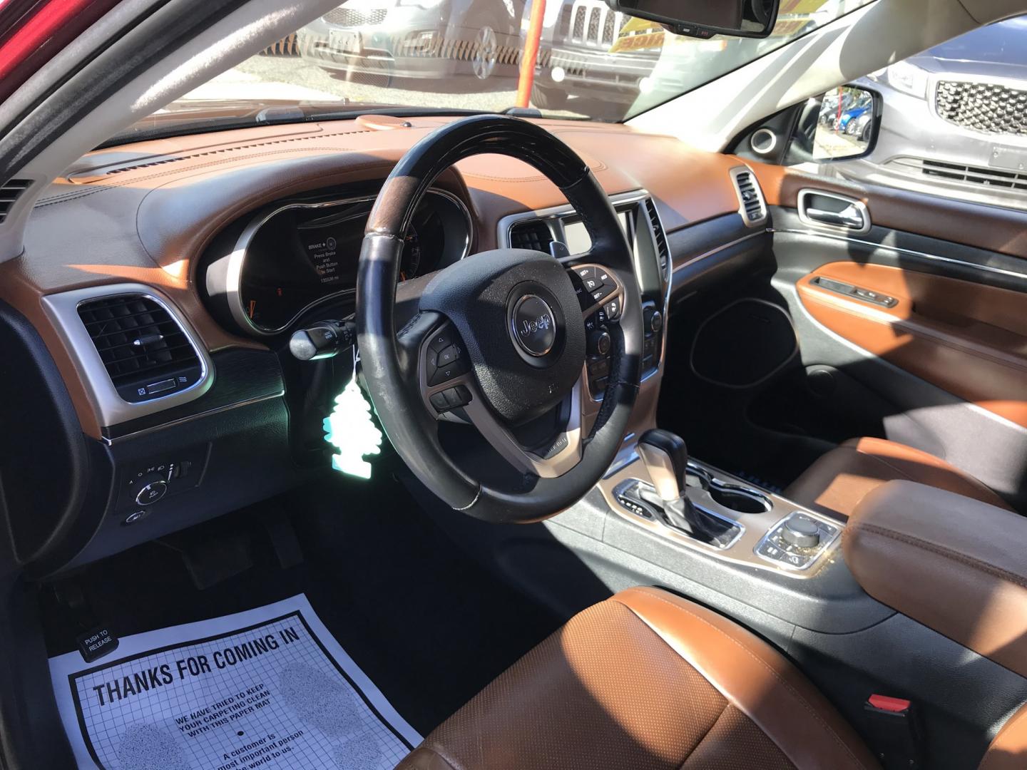 2016 Burgundy /Tan Jeep Grand Cherokee Summit 4WD (1C4RJFJGXGC) with an 3.6L V6 DOHC 24V engine, 8A transmission, located at 577 Chester Pike, Prospect Park, PA, 19076, (610) 237-1015, 39.886154, -75.302338 - 2016 Jeep Grand Cherokee Summit: Fully loaded, navigation system, backup camera, panoramic sunroof, new PA inspection, runs LIKE NEW! This vehicle comes inspected and has been given a bumper to bumper safety check. It is very clean, reliable, and well maintained. We offer a unique pay plan that i- Photo#12