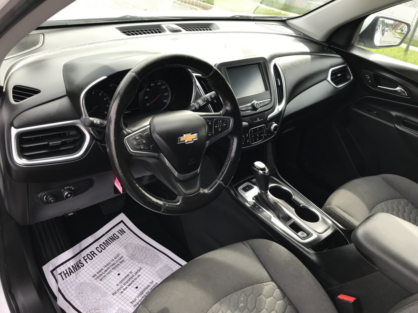 2018 White /Black Chevrolet Equinox LT AWD (2GNAXSEV9J6) with an 1.5L L4 DIR DOHC 16V TURBO engine, 6A transmission, located at 577 Chester Pike, Prospect Park, PA, 19076, (610) 237-1015, 39.886154, -75.302338 - 2018 Chevy Equinox LT: AWD, backup camera, new PA inspection, SUPER CLEAN, runs LIKE NEW! This vehicle comes inspected and has been given a bumper to bumper safety check. It is very clean, reliable, and well maintained. We offer a unique pay plan that is known for being the easiest and fastest fi- Photo#10