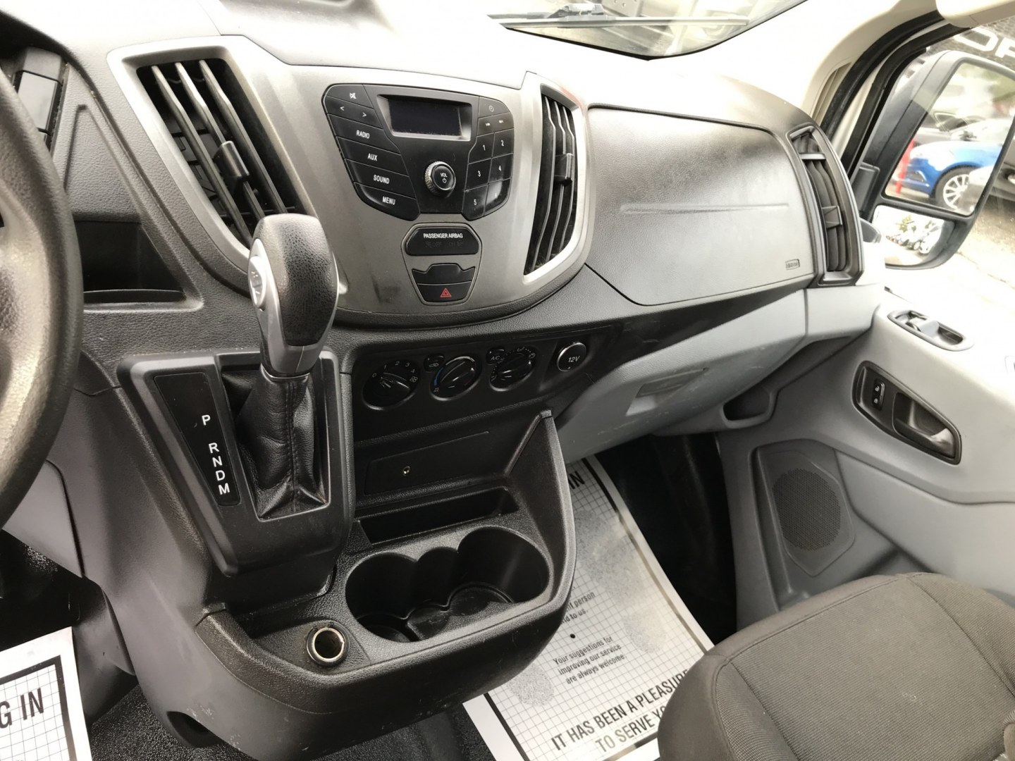 2017 White /Gray Ford Transit 250 Van Low Roof w/Sliding Pass. 130-in. WB (1FTYR1YM8HK) with an 3.7L V6 DOHC 24V engine, 6A transmission, located at 577 Chester Pike, Prospect Park, PA, 19076, (610) 237-1015, 39.886154, -75.302338 - 2017 Ford Transit 250: Ladder racks, shelving, new PA inspection, backup camera, FLEET MAINTAINED! This vehicle comes inspected and has been given a bumper to bumper safety check. It is very clean, reliable, and well maintained. We offer a unique pay plan that is known for being the easiest and f- Photo#14