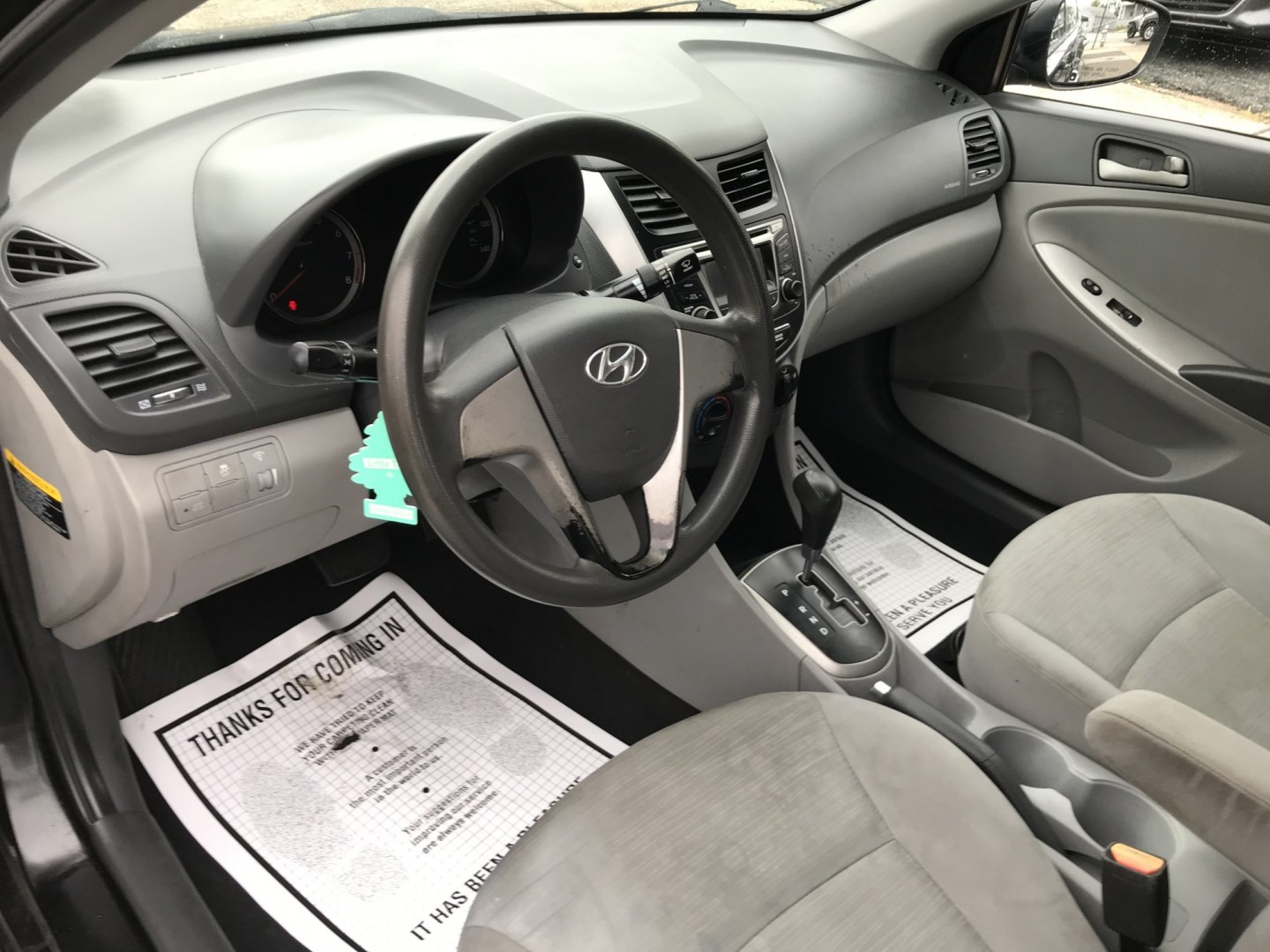 2015 Black Hyundai Accent GLS 4-Door 6A (KMHCT4AEXFU) with an 1.6L L4 DOHC 16V engine, 6A transmission, located at 577 Chester Pike, Prospect Park, PA, 19076, (610) 237-1015, 39.886154, -75.302338 - 2015 Hyundai Accent GLS: Great on gas, new PA inspection, SUPER CLEAN, runs LIKE NEW! This vehicle comes inspected and has been given a bumper to bumper safety check. It is very clean, reliable, and well maintained. We offer a unique pay plan that is known for being the easiest and fastest financ- Photo#10