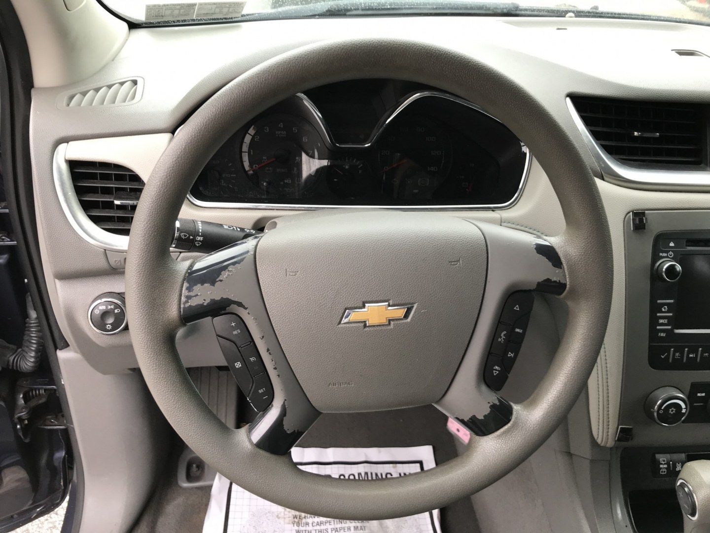 2013 Blue /Gray Chevrolet Traverse LS w/PDC (1GNKRFED0DJ) with an 3.6L V6 DOHC 24V engine, 6-Speed Automatic transmission, located at 577 Chester Pike, Prospect Park, PA, 19076, (610) 237-1015, 39.886154, -75.302338 - 2013 Chevy Traverse: Only 91k miles, 3rd row seating, backup camera, new PA inspection, SUPER CLEAN, runs LIKE NEW! This vehicle comes inspected and has been given a bumper to bumper safety check. It is very clean, reliable, and well maintained. We offer a unique pay plan that is known for being- Photo#10