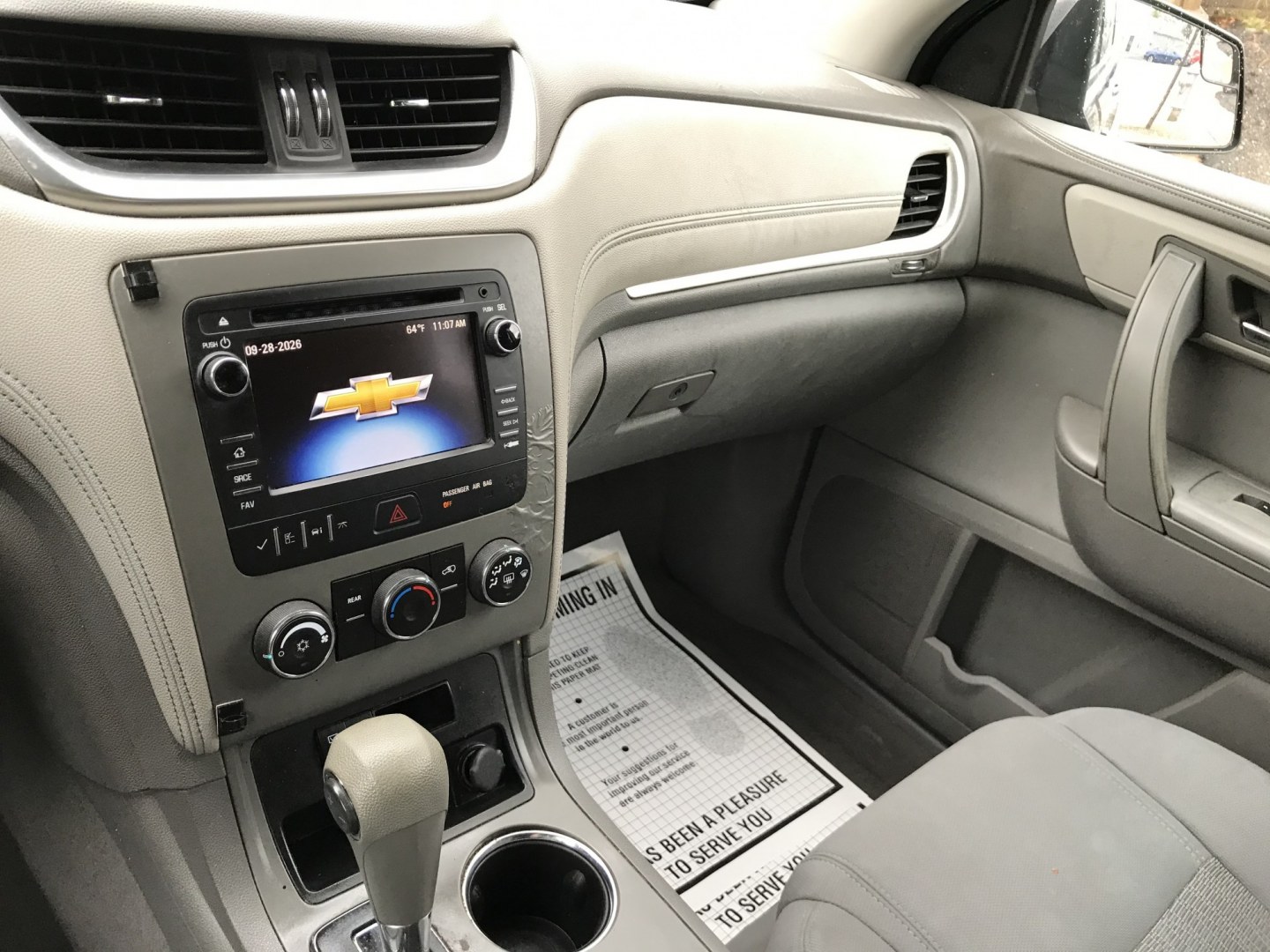 2013 Blue /Gray Chevrolet Traverse LS w/PDC (1GNKRFED0DJ) with an 3.6L V6 DOHC 24V engine, 6-Speed Automatic transmission, located at 577 Chester Pike, Prospect Park, PA, 19076, (610) 237-1015, 39.886154, -75.302338 - 2013 Chevy Traverse: Only 91k miles, 3rd row seating, backup camera, new PA inspection, SUPER CLEAN, runs LIKE NEW! This vehicle comes inspected and has been given a bumper to bumper safety check. It is very clean, reliable, and well maintained. We offer a unique pay plan that is known for being- Photo#12