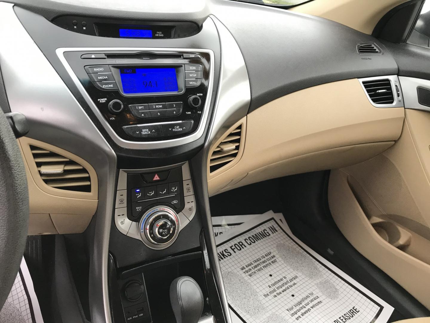 2013 White /Tan Hyundai Elantra GLS (5NPDH4AE2DH) with an 1.8L L4 DOHC 16V engine, 6-Speed Automatic transmission, located at 577 Chester Pike, Prospect Park, PA, 19076, (610) 237-1015, 39.886154, -75.302338 - 2013 Hyundai Elantra GLS: Only 90k miles, great on gas, SUPER CLEAN, runs LIKE NEW! This vehicle comes inspected and has been given a bumper to bumper safety check. It is very clean, reliable, and well maintained. We offer a unique pay plan that is known for being the easiest and fastest financin- Photo#12