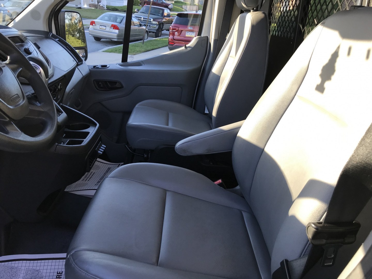 2019 White /Gray Ford Transit 150 Van Low Roof w/Sliding Pass. 130-in. WB (1FTYE1YM2KK) with an 3.7L V6 DOHC 24V engine, 6A transmission, located at 577 Chester Pike, Prospect Park, PA, 19076, (610) 237-1015, 39.886154, -75.302338 - 2019 Ford Transit 150: Multiple pieces of shelving, backup camera, partition, new PA inspection, runs LIKE NEW! This vehicle comes inspected and has been given a bumper to bumper safety check. It is very clean, reliable, and well maintained. We offer a unique pay plan that is known for being the- Photo#9