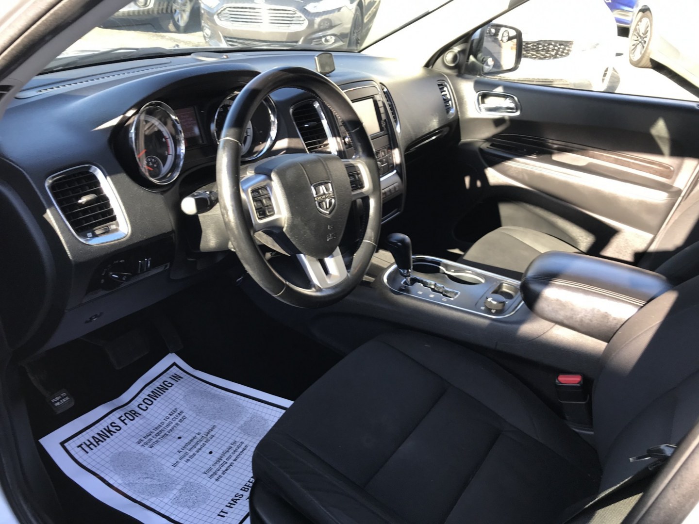 2012 Silver /Black Dodge Durango Crew AWD (1C4SDJDT2CC) with an 5.7L V8 OHV 16V engine, 5-Speed Automatic transmission, located at 577 Chester Pike, Prospect Park, PA, 19076, (610) 237-1015, 39.886154, -75.302338 - 2012 Dodge Durango CREW: 3rd row seating, AWD, backup camera, HEMI engine, new PA inspection, runs LIKE NEW! This vehicle comes inspected and has been given a bumper to bumper safety check. It is very clean, reliable, and well maintained. We offer a unique pay plan that is known for being the eas- Photo#9