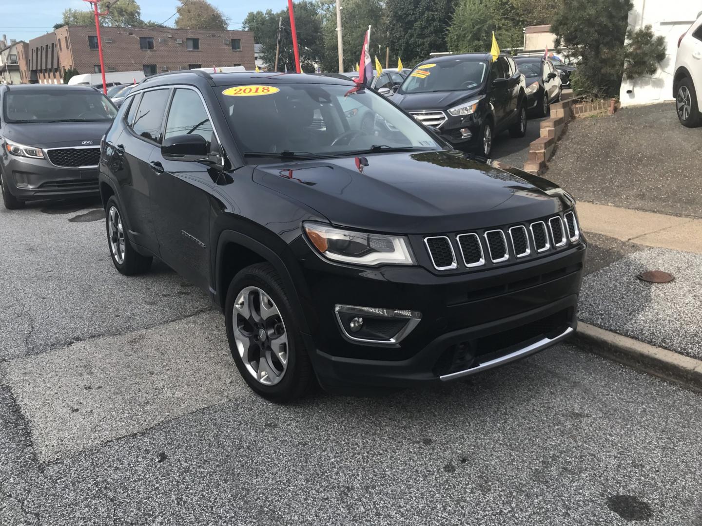 2018 Black /Black Jeep Compass Limited 4WD (3C4NJDCB3JT) with an 2.4L L4 DOHC 16V engine, CVT transmission, located at 577 Chester Pike, Prospect Park, PA, 19076, (610) 237-1015, 39.886154, -75.302338 - 2018 Jeep Compass LIMITED: 4x4, backup camera, navigation system, backup camera, new PA inspection, SUPER CLEAN, runs LIKE NEW! This vehicle comes inspected and has been given a bumper to bumper safety check. It is very clean, reliable, and well maintained. We offer a unique pay plan that is know- Photo#2