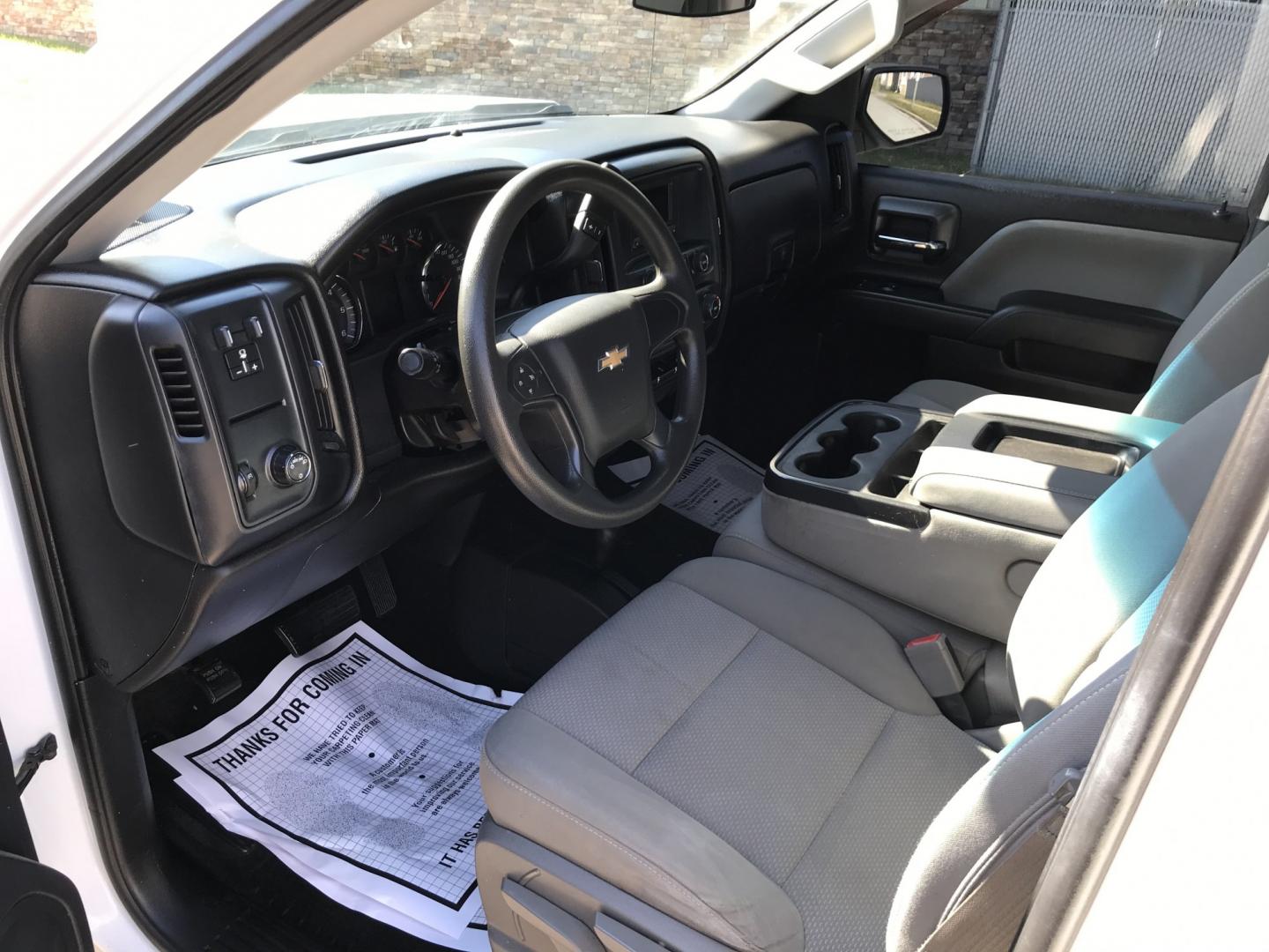2016 White /Black Chevrolet Silverado 1500 Work Truck Double Cab 4WD (1GCVKNEH0GZ) with an 4.3L V6 OHV 12V engine, 6A transmission, located at 577 Chester Pike, Prospect Park, PA, 19076, (610) 237-1015, 39.886154, -75.302338 - 2016 Chevy Silverado 1500: 4x4, double cab, backup camera, new PA inspection, FLEET MAINTAINED! This vehicle comes inspected and has been given a bumper to bumper safety check. It is very clean, reliable, and well maintained. We offer a unique pay plan that is known for being the easiest and fast- Photo#8