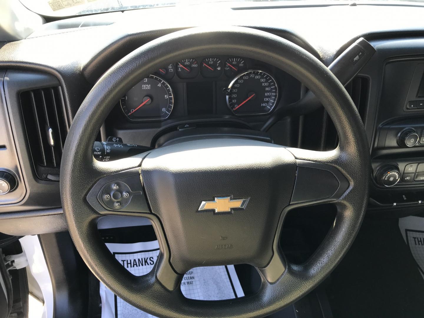 2016 White /Black Chevrolet Silverado 1500 Work Truck Double Cab 4WD (1GCVKNEH0GZ) with an 4.3L V6 OHV 12V engine, 6A transmission, located at 577 Chester Pike, Prospect Park, PA, 19076, (610) 237-1015, 39.886154, -75.302338 - 2016 Chevy Silverado 1500: 4x4, double cab, backup camera, new PA inspection, FLEET MAINTAINED! This vehicle comes inspected and has been given a bumper to bumper safety check. It is very clean, reliable, and well maintained. We offer a unique pay plan that is known for being the easiest and fast- Photo#12