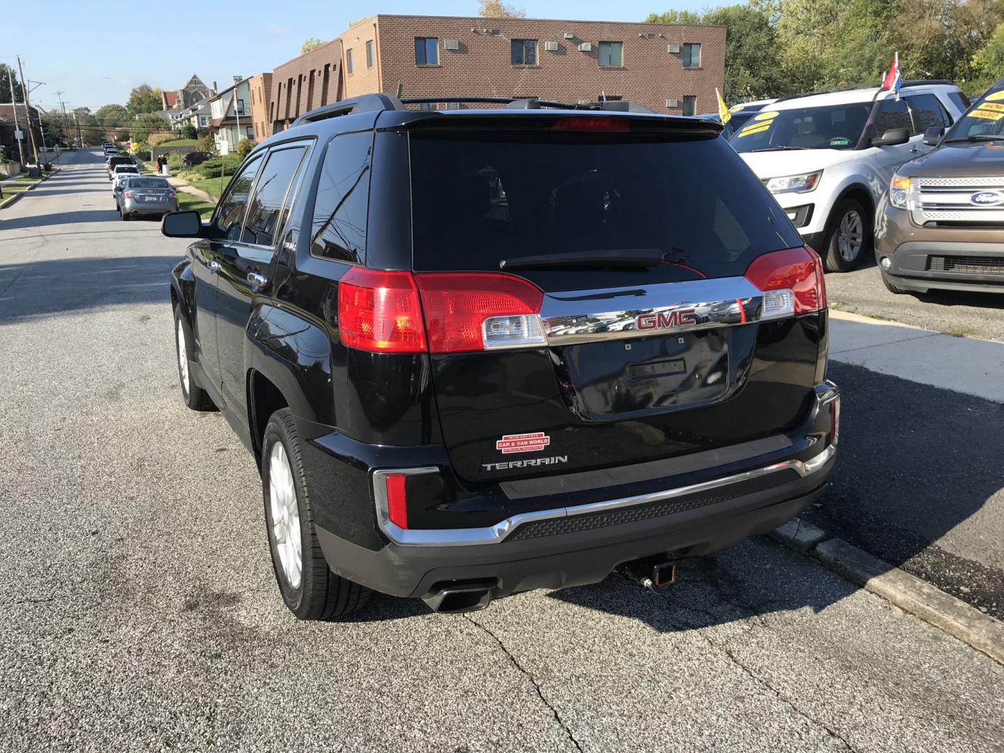 2017 Black /Black GMC Terrain SLE2 (2GKALNEK0H6) with an 2.4L L4 DOHC 16V engine, 6A transmission, located at 577 Chester Pike, Prospect Park, PA, 19076, (610) 237-1015, 39.886154, -75.302338 - 2017 GMC Terrain SLE2: Backup camera, new PA inspection, SUPER CLEAN, runs LIKE NEW! This vehicle comes inspected and has been given a bumper to bumper safety check. It is very clean, reliable, and well maintained. We offer a unique pay plan that is known for being the easiest and fastest financi- Photo#5