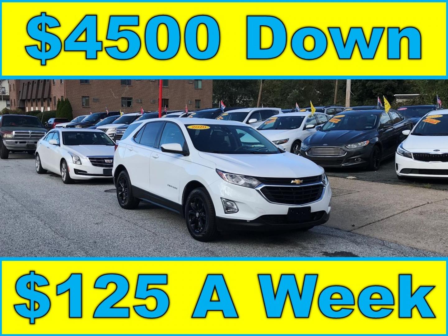 2020 White /Gray Chevrolet Equinox LT (3GNAXKEV2LS) with an 1.5L L4 DIR DOHC 16V TURBO engine, 6A transmission, located at 577 Chester Pike, Prospect Park, PA, 19076, (610) 237-1015, 39.886154, -75.302338 - 2020 Chevy Equinox LT: Backup camera, new PA inspection, SUPER CLEAN, runs LIKE NEW! This vehicle comes inspected and has been given a bumper to bumper safety check. It is very clean, reliable, and well maintained. We offer a unique pay plan that is known for being the easiest and fastest financi- Photo#0