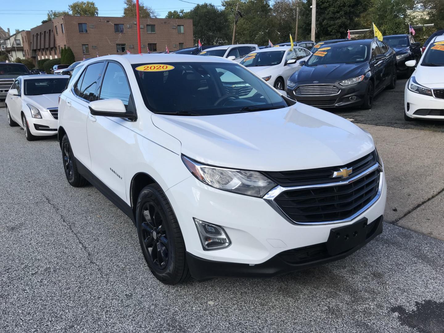 2020 White /Gray Chevrolet Equinox LT (3GNAXKEV2LS) with an 1.5L L4 DIR DOHC 16V TURBO engine, 6A transmission, located at 577 Chester Pike, Prospect Park, PA, 19076, (610) 237-1015, 39.886154, -75.302338 - 2020 Chevy Equinox LT: Backup camera, new PA inspection, SUPER CLEAN, runs LIKE NEW! This vehicle comes inspected and has been given a bumper to bumper safety check. It is very clean, reliable, and well maintained. We offer a unique pay plan that is known for being the easiest and fastest financi- Photo#2