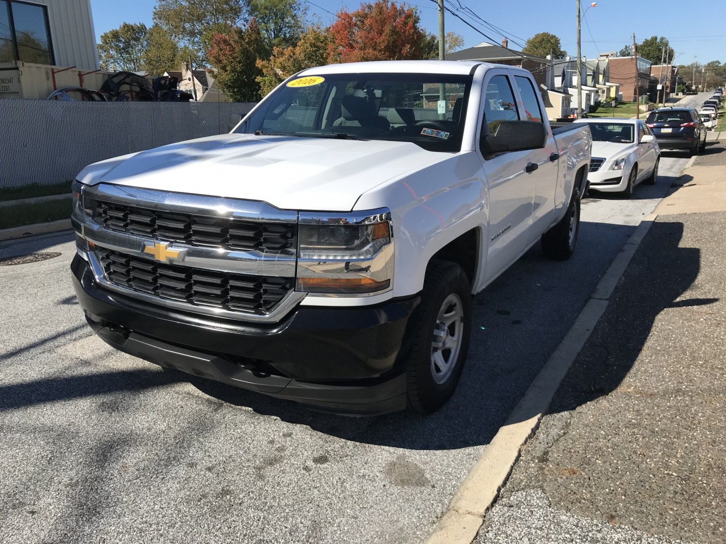 2016 White /Gray Chevrolet Silverado 1500 Work Truck Double Cab 4WD (1GCVKNEH9GZ) with an 4.3L V6 OHV 12V engine, 6A transmission, located at 577 Chester Pike, Prospect Park, PA, 19076, (610) 237-1015, 39.886154, -75.302338 - 2016 Chevy Silverado 1500: 4x4, double cab, backup camera, new PA inspection, FLEET MAINTAINED! This vehicle comes inspected and has been given a bumper to bumper safety check. It is very clean, reliable, and well maintained. We offer a unique pay plan that is known for being the easiest and fast- Photo#3