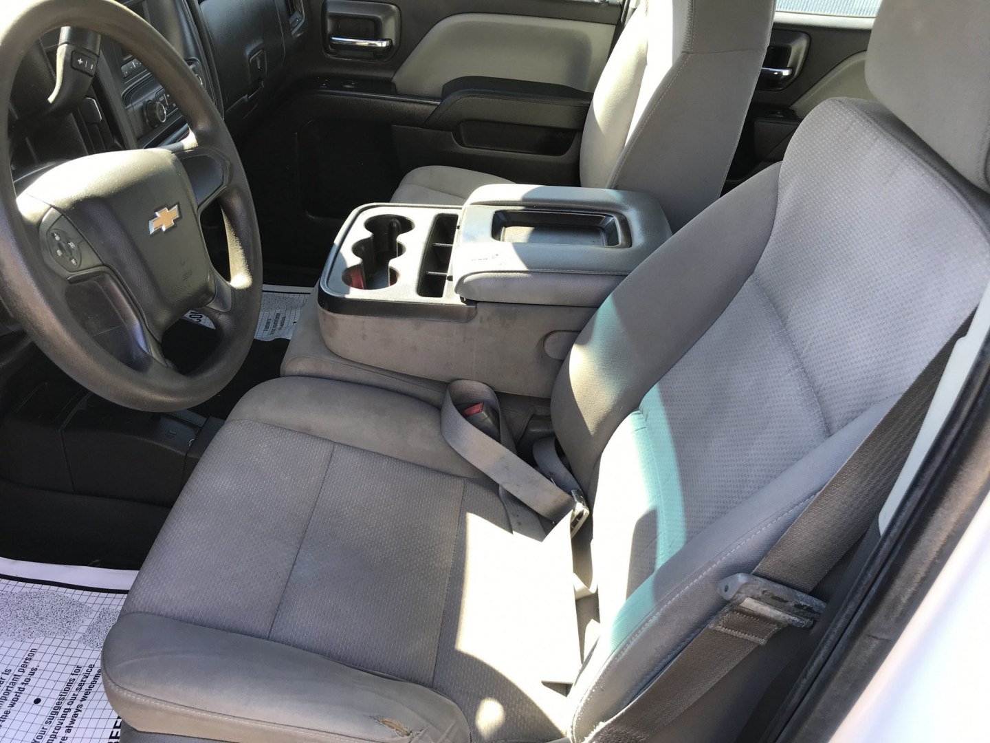 2016 White /Gray Chevrolet Silverado 1500 Work Truck Double Cab 4WD (1GCVKNEH9GZ) with an 4.3L V6 OHV 12V engine, 6A transmission, located at 577 Chester Pike, Prospect Park, PA, 19076, (610) 237-1015, 39.886154, -75.302338 - 2016 Chevy Silverado 1500: 4x4, double cab, backup camera, new PA inspection, FLEET MAINTAINED! This vehicle comes inspected and has been given a bumper to bumper safety check. It is very clean, reliable, and well maintained. We offer a unique pay plan that is known for being the easiest and fast- Photo#12