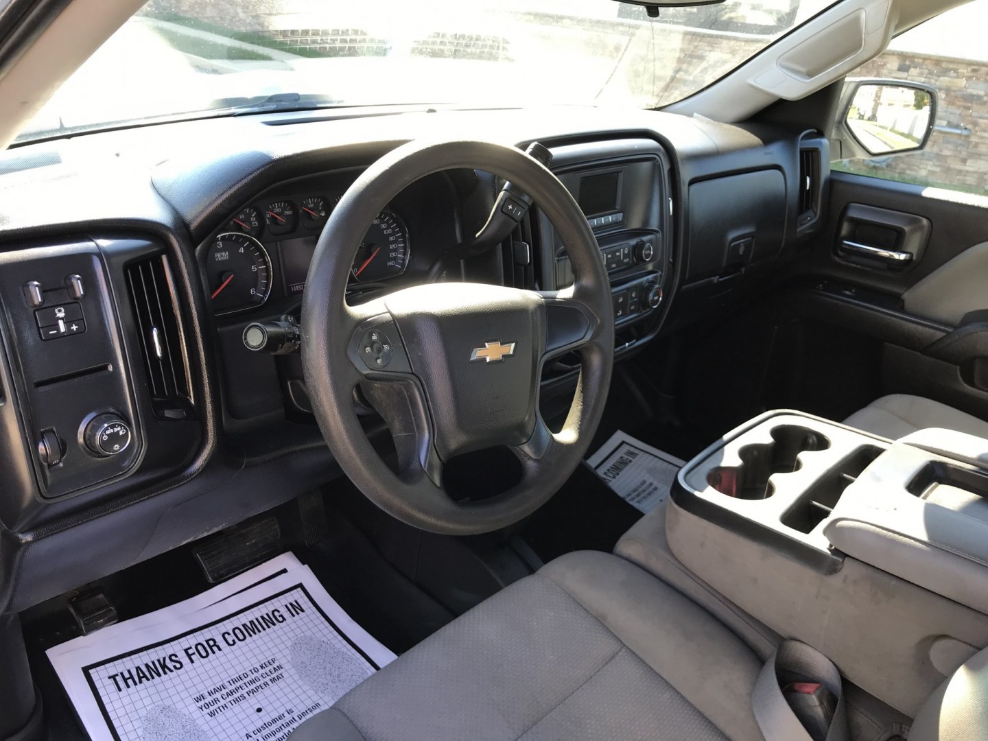 2016 White /Gray Chevrolet Silverado 1500 Work Truck Double Cab 4WD (1GCVKNEH9GZ) with an 4.3L V6 OHV 12V engine, 6A transmission, located at 577 Chester Pike, Prospect Park, PA, 19076, (610) 237-1015, 39.886154, -75.302338 - 2016 Chevy Silverado 1500: 4x4, double cab, backup camera, new PA inspection, FLEET MAINTAINED! This vehicle comes inspected and has been given a bumper to bumper safety check. It is very clean, reliable, and well maintained. We offer a unique pay plan that is known for being the easiest and fast- Photo#13