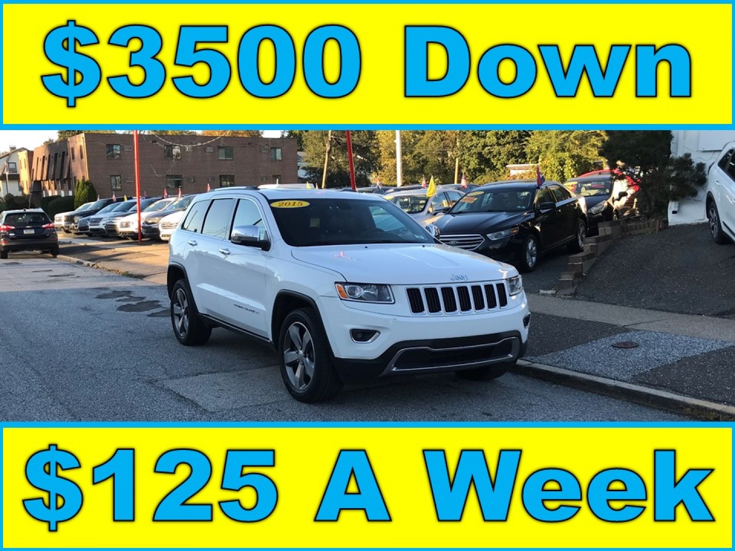 2015 White /Black Jeep Grand Cherokee Limited 4WD (1C4RJFBG5FC) with an 3.6L V6 DOHC 24V engine, 8A transmission, located at 577 Chester Pike, Prospect Park, PA, 19076, (610) 237-1015, 39.886154, -75.302338 - 2015 Jeep Grand Cherokee LIMITED: Navigation system, backup camera, sunroof, new PA inspection, SUPER CLEAN, runs LIKE NEW! This vehicle comes inspected and has been given a bumper to bumper safety check. It is very clean, reliable, and well maintained. We offer a unique pay plan that is known fo- Photo#0