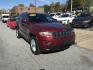 2017 Maroon /Gray Jeep Grand Cherokee Laredo 4WD (1C4RJFAG7HC) with an 3.6L V6 DOHC 24V engine, 8A transmission, located at 577 Chester Pike, Prospect Park, PA, 19076, (610) 237-1015, 39.886154, -75.302338- Photo#0