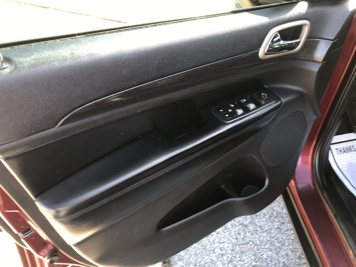 2017 Maroon /Gray Jeep Grand Cherokee Laredo 4WD (1C4RJFAG7HC) with an 3.6L V6 DOHC 24V engine, 8A transmission, located at 577 Chester Pike, Prospect Park, PA, 19076, (610) 237-1015, 39.886154, -75.302338- Photo#6