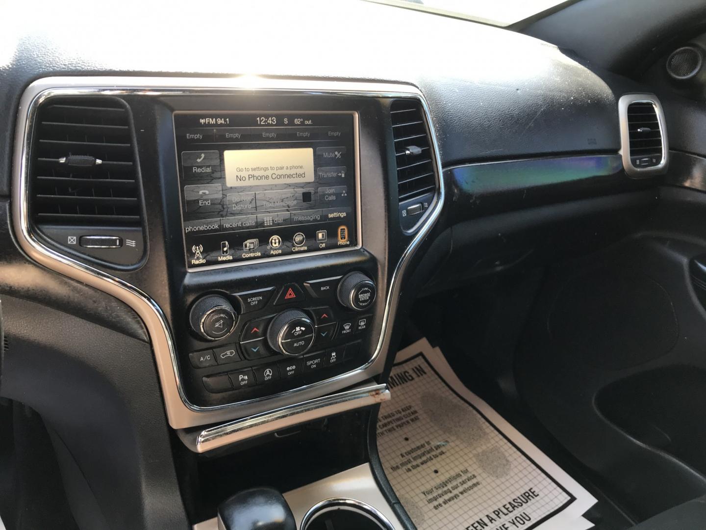 2017 Maroon /Gray Jeep Grand Cherokee Laredo 4WD (1C4RJFAG7HC) with an 3.6L V6 DOHC 24V engine, 8A transmission, located at 577 Chester Pike, Prospect Park, PA, 19076, (610) 237-1015, 39.886154, -75.302338- Photo#10