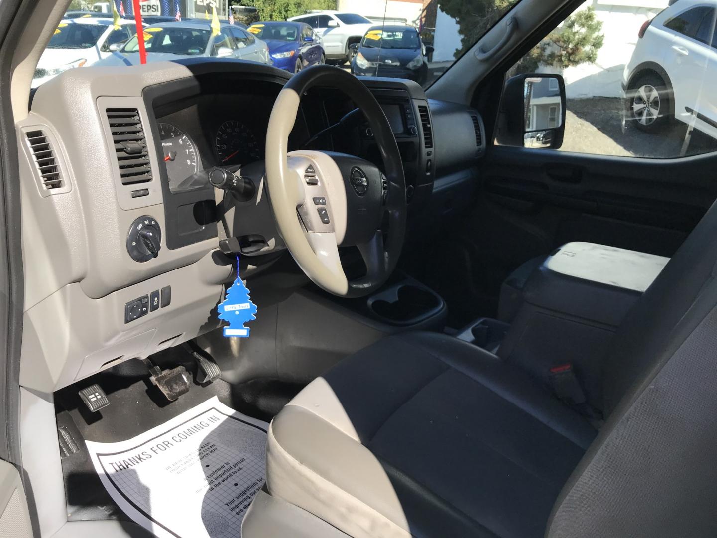2018 White /Gray Nissan NV Cargo 2500 HD S V6 High Roof (1N6BF0LY1JN) with an 4.0L V6 engine, 5A transmission, located at 577 Chester Pike, Prospect Park, PA, 19076, (610) 237-1015, 39.886154, -75.302338- Photo#7