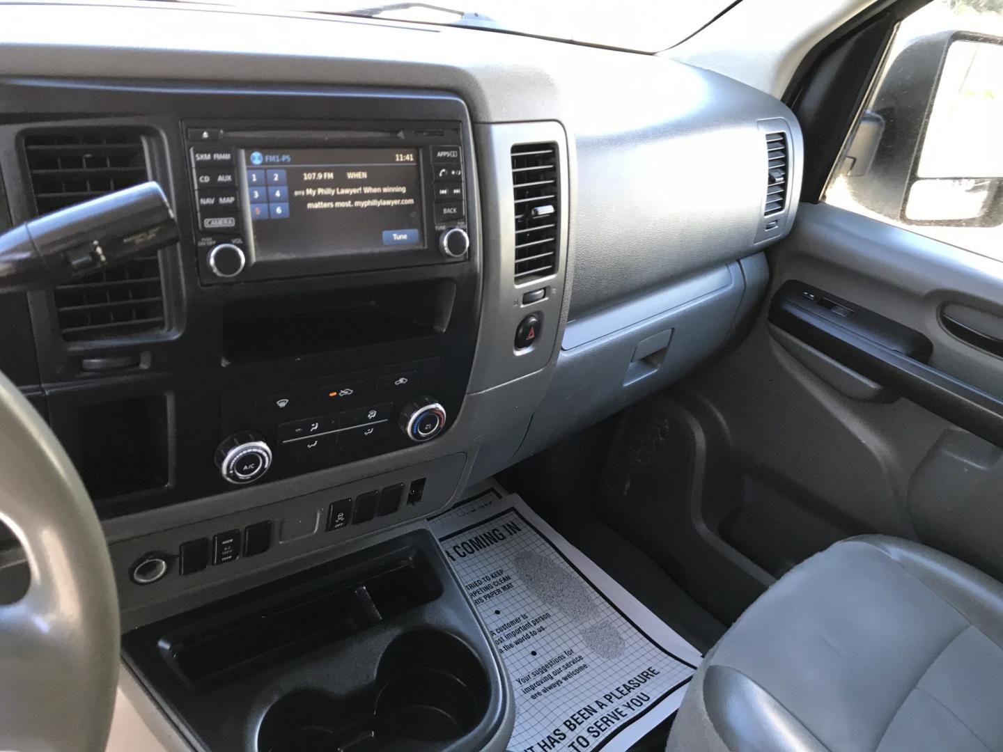 2018 White /Gray Nissan NV Cargo 2500 HD S V6 High Roof (1N6BF0LY1JN) with an 4.0L V6 engine, 5A transmission, located at 577 Chester Pike, Prospect Park, PA, 19076, (610) 237-1015, 39.886154, -75.302338- Photo#13