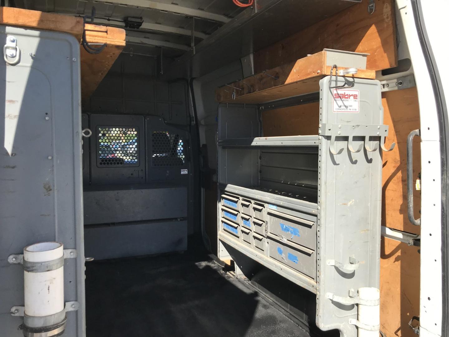 2018 White /Gray Nissan NV Cargo 2500 HD S V6 High Roof (1N6BF0LY1JN) with an 4.0L V6 engine, 5A transmission, located at 577 Chester Pike, Prospect Park, PA, 19076, (610) 237-1015, 39.886154, -75.302338- Photo#19