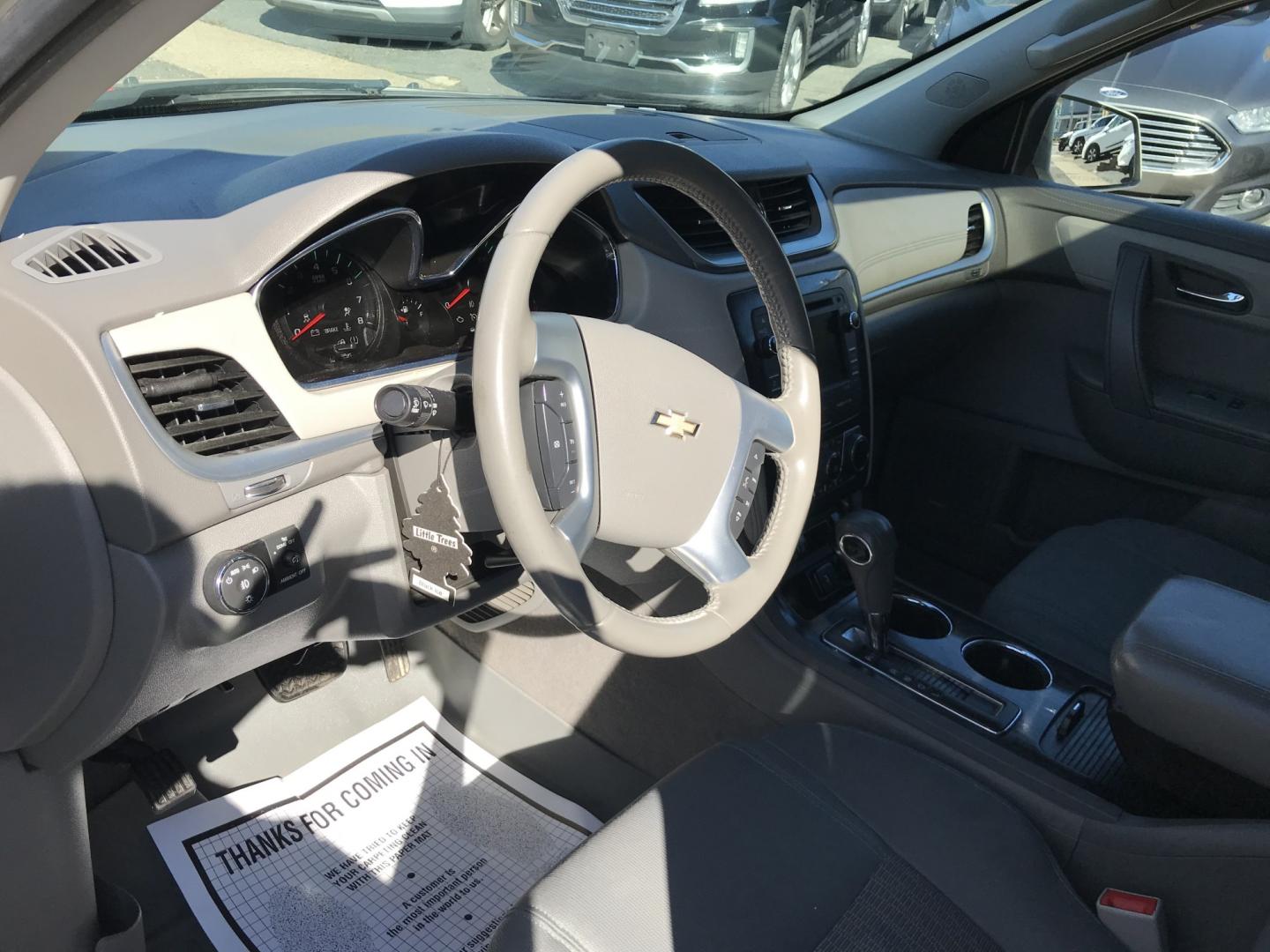 2017 Gold /Beige Chevrolet Traverse 1LT AWD (1GNKVGKD9HJ) with an 3.6L V6 DOHC 24V engine, 6A transmission, located at 577 Chester Pike, Prospect Park, PA, 19076, (610) 237-1015, 39.886154, -75.302338 - 2017 Chevrolet Traverse LT: Double sunroofs, backup camera, DVD player, AWD, 3rd row seating, new PA inspection, SUPER CLEAN, runs LIKE NEW! This vehicle comes inspected and has been given a bumper to bumper safety check. It is very clean, reliable, and well maintained. We offer a unique pay plan- Photo#10
