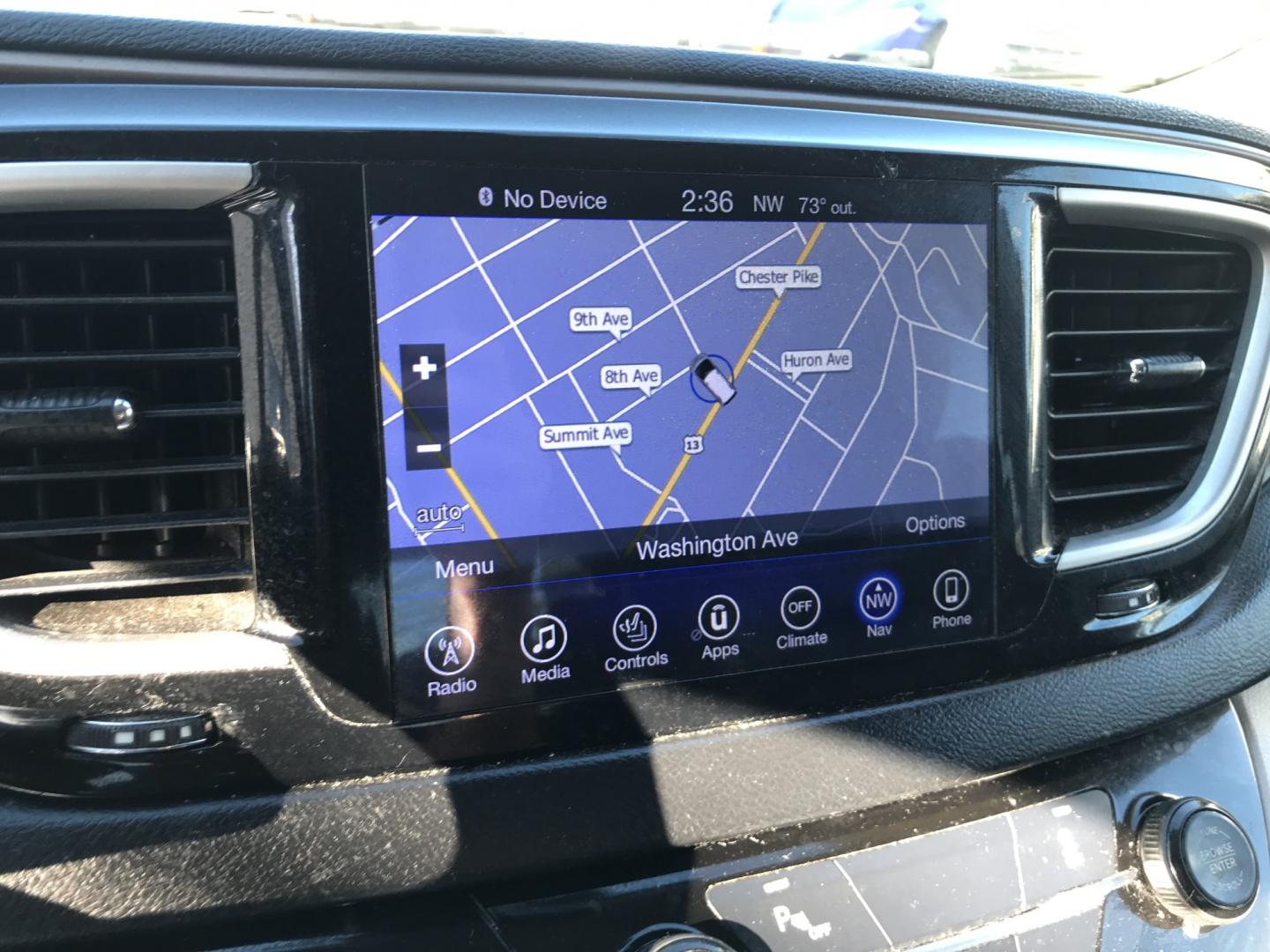 2017 Silver /Black Chrysler Pacifica Touring (2C4RC1BG1HR) with an 3.6L V6 DOHC 24V engine, 6A transmission, located at 577 Chester Pike, Prospect Park, PA, 19076, (610) 237-1015, 39.886154, -75.302338 - 2017 Chrysler Pacifica Touring: Backup camera, navigation system, stow and go seating, new PA inspection, runs LIKE NEW! This vehicle comes inspected and has been given a bumper to bumper safety check. It is very clean, reliable, and well maintained. We offer a unique pay plan that is known for b- Photo#16