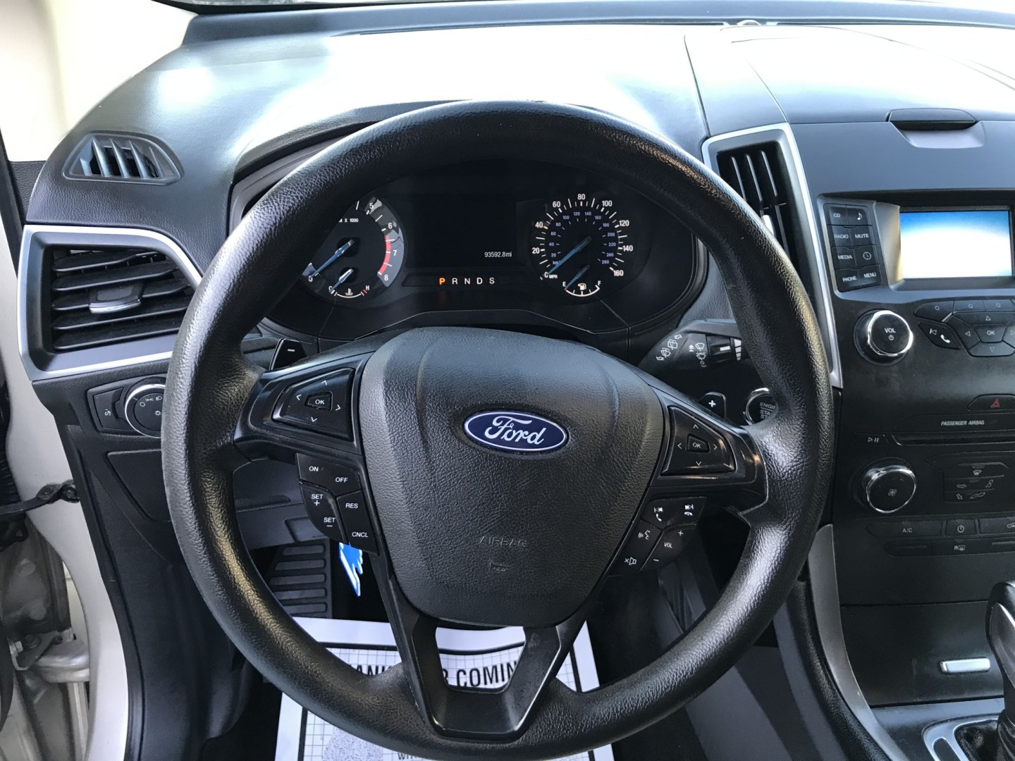 2018 Gold /Beige Ford Edge SE AWD (2FMPK4G96JB) with an 2.0L L4 DOHC 16V engine, 6A transmission, located at 577 Chester Pike, Prospect Park, PA, 19076, (610) 237-1015, 39.886154, -75.302338 - 2018 Ford Edge SE: Only 93k miles, AWD, backup camera, new PA inspection, SUPER CLEAN, runs LIKE NEW! This vehicle comes inspected and has been given a bumper to bumper safety check. It is very clean, reliable, and well maintained. We offer a unique pay plan that is known for being the easiest an- Photo#11